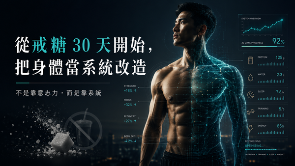 從戒糖 30 天開始，把身體當系統改造